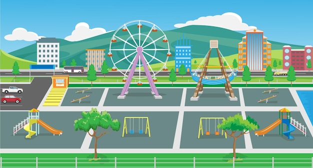 amusement park located in the very fun city