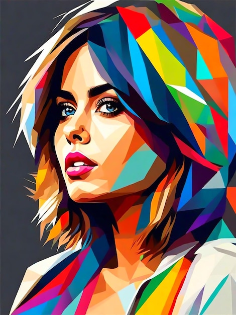 Vector ana de armas in feko colors painting