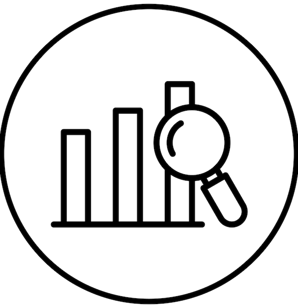 Analysevector icoon illustratie van Business Analytics icoon set