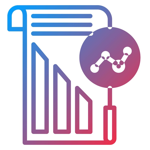 Immagine vettoriale dell'icona di analisi può essere utilizzata per business analytics