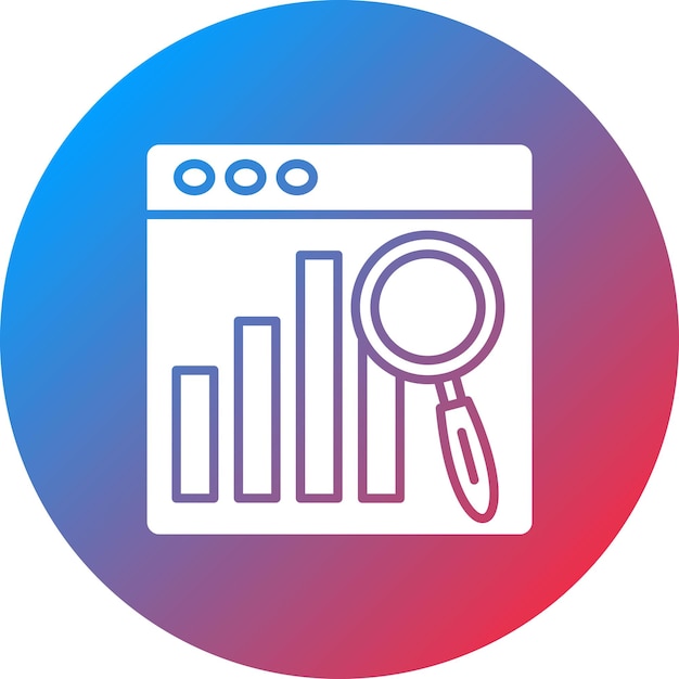 Analysis icon vector image Can be used for User Experience