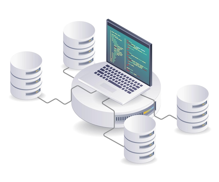 Vector analysis of programming language data in database servers