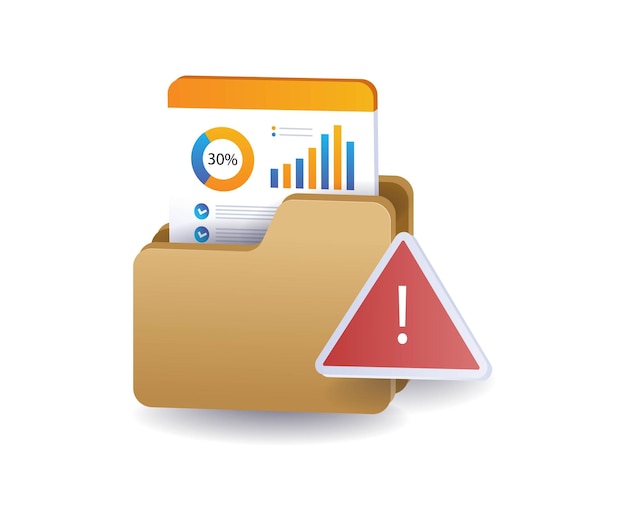 Analyst folder data security warning