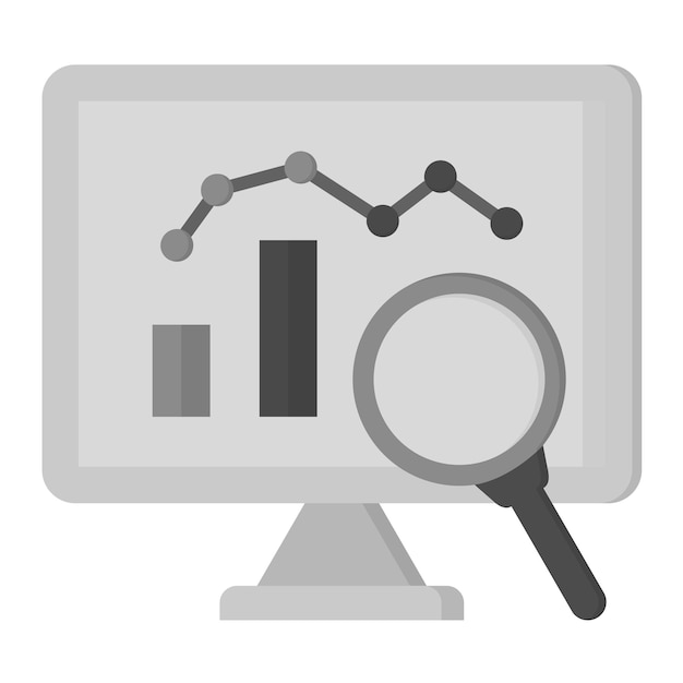 Vector analytics icon vector image can be used for big data