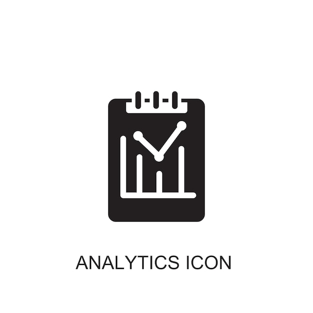 Analytics vector icon icon