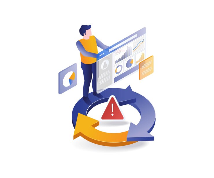 Vector analyze business management problems
