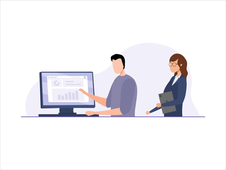 Vector analyzing and researching business data