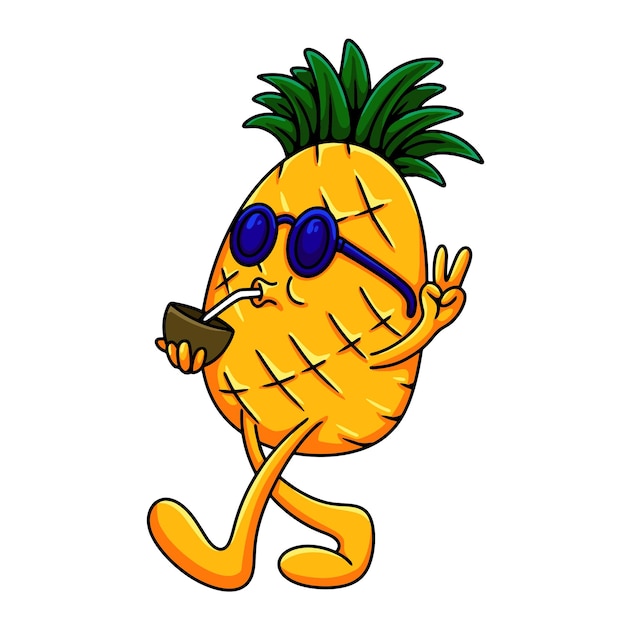 ananas cartoon personage