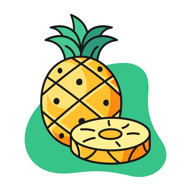 Ananas illustratie