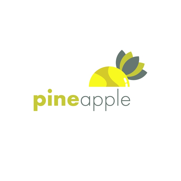 Ananas Logo Ontwerp Concept Vector