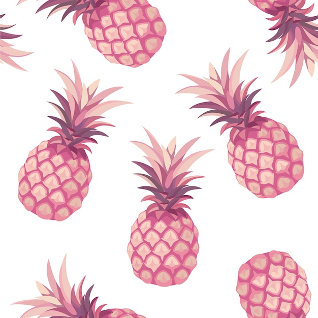 Ananas patroon. naadloze patroon.