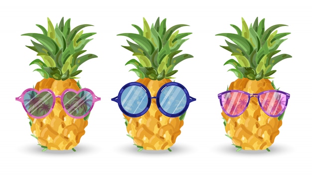 Ananas patroon posters