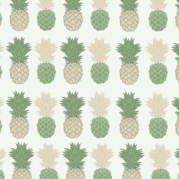 Vector ananas patroon