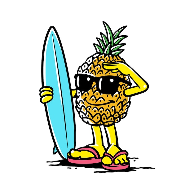 Ananas surfplank