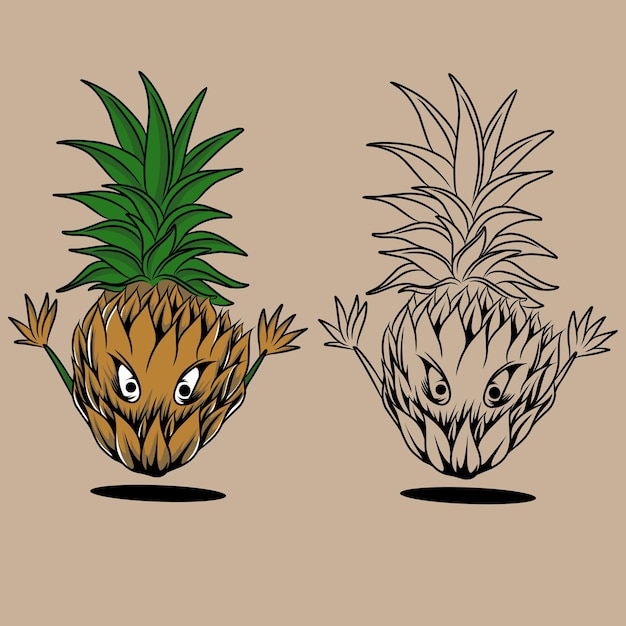 ananas vector illustratie