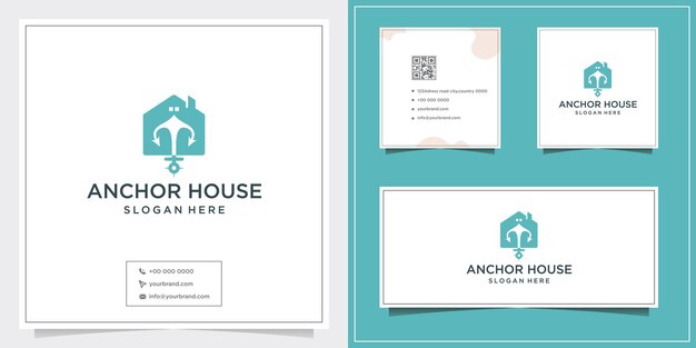 Anchor house sale logo design