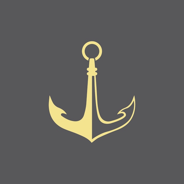 Anchor icon Logo Template vector illustration