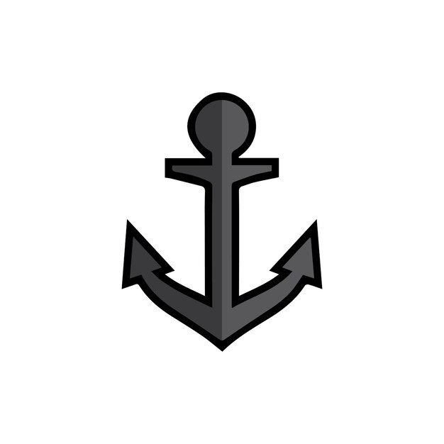 Anchor icon Logo Template vector illustration