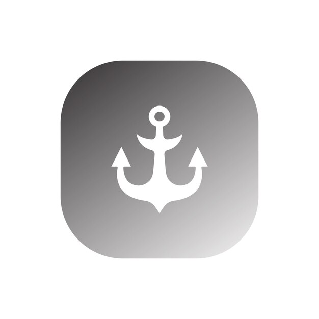 anchor icon vector