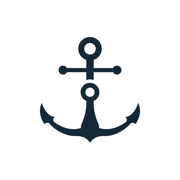 Anchor logo icon boat ship marine navy