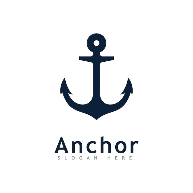 Premium Vector  Anchor logo icon design template