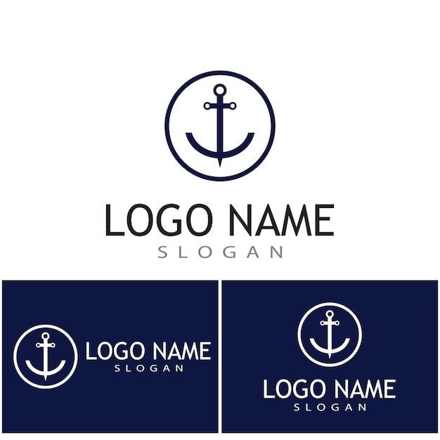 Anchor Logo Template vector symbol design