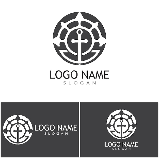 Anchor Logo Template vector symbol design