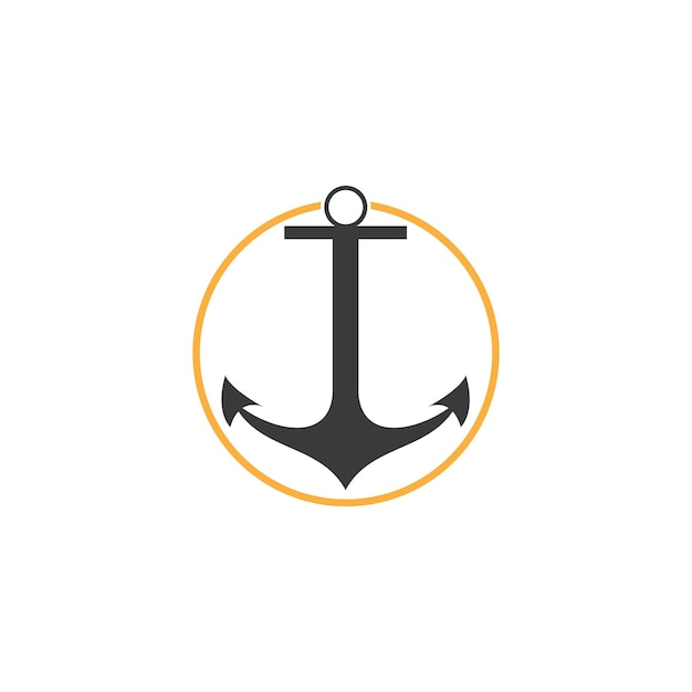 Anchor logo and vector template