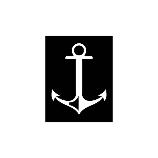 Anchor logo and vector template