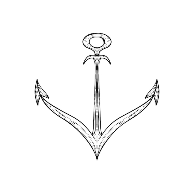 Anchors Illustrations in Art Ink Style