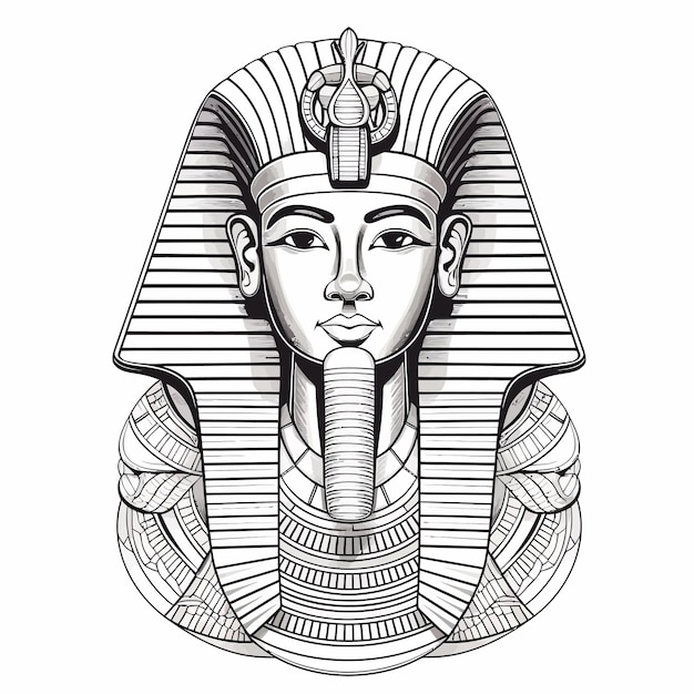 Vector ancient egypt kings