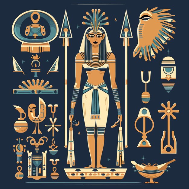 Вектор Древний египет