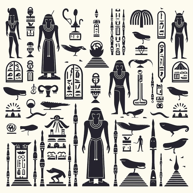 Vector ancient egyptian culture