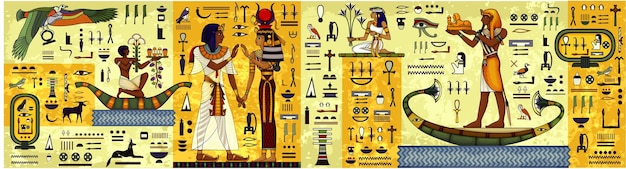 Ancient Egyptian Wall Artistry