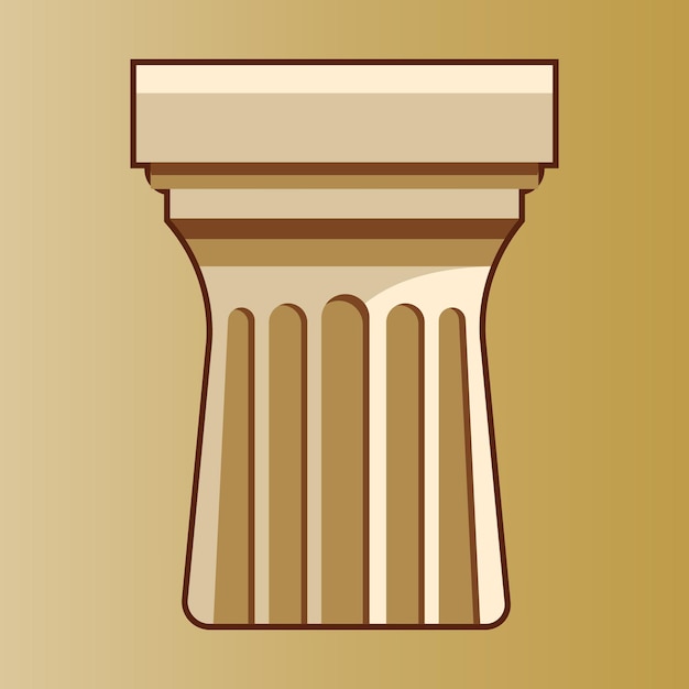 Ancient greek design element art free vector