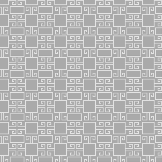 Vector ancient greek pattern in geometric lines style