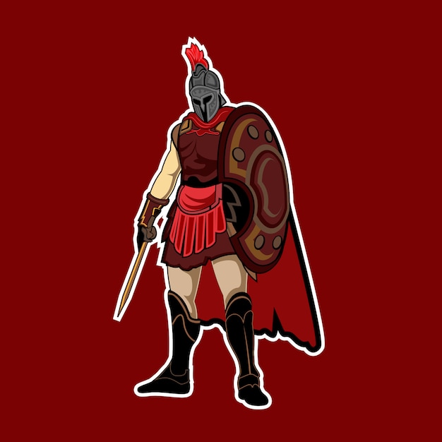 Vector ancient roman army