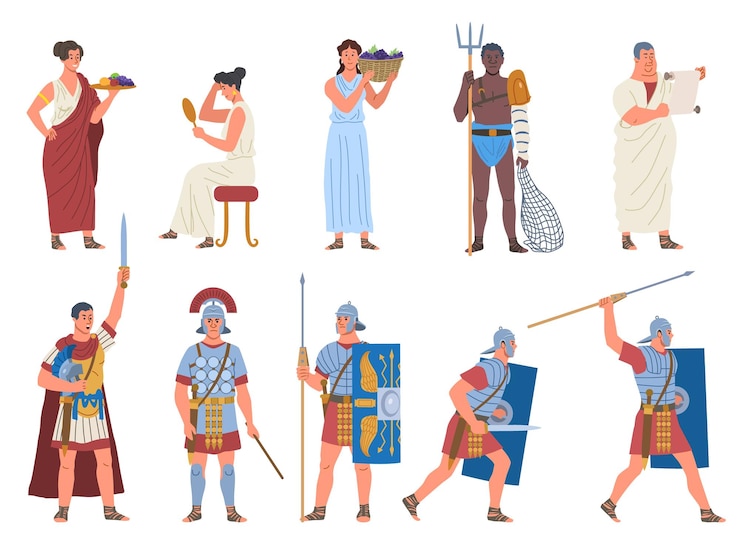 Vector 古代ローマセット