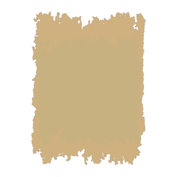 Ancient sheet of papyrus with space for text