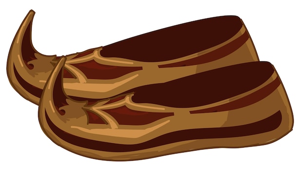 Ancient shoes design, mongol traditional clothes