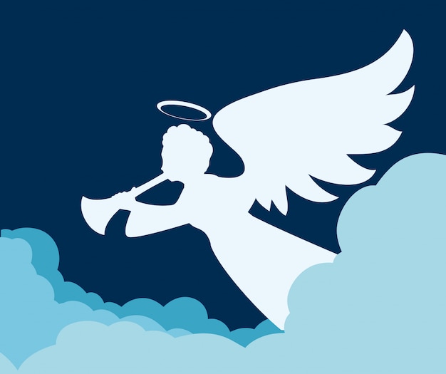 Vector angel design.