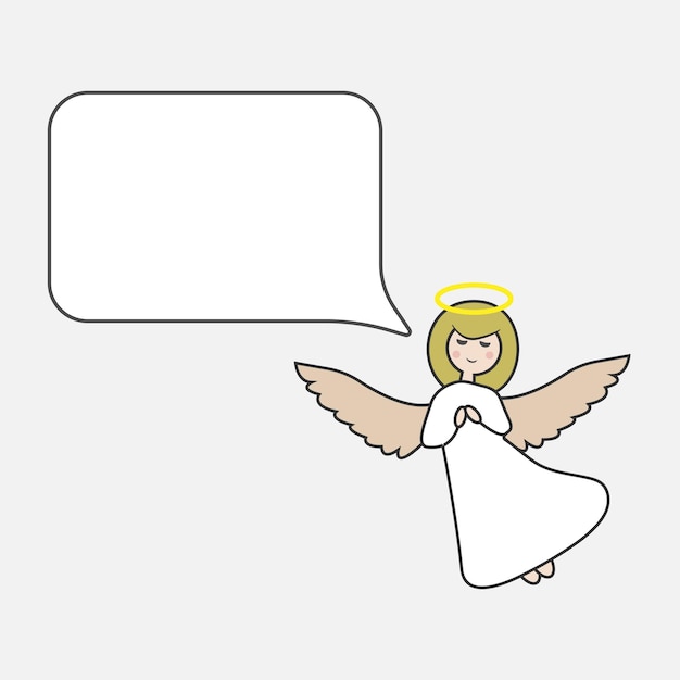 Angel speech bubble