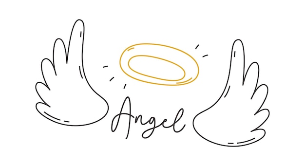 Angel Wings With Halo