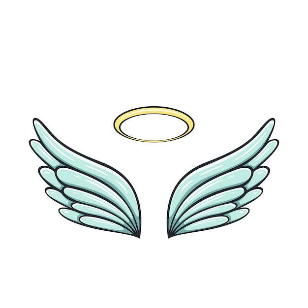 벡터 천사의 날개