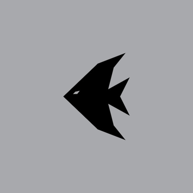 Angelfish logo with minimalistic design