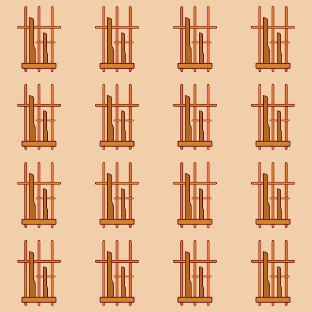 Angklung pattern vector