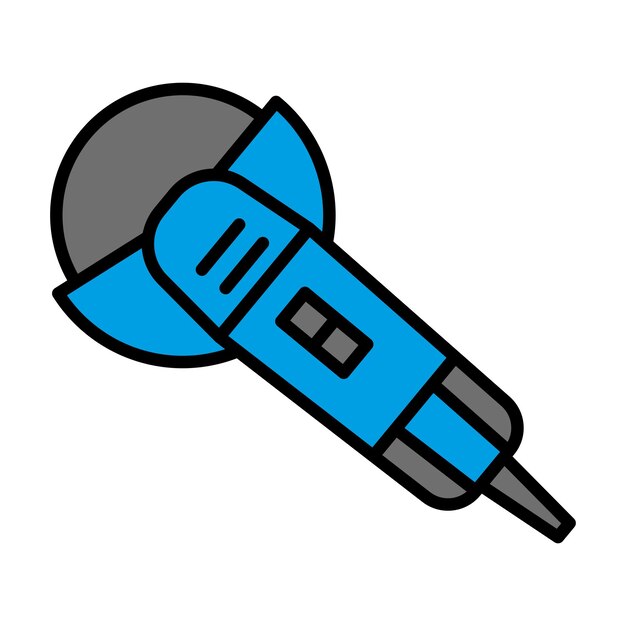 Angle grinder icon vector on trendy design
