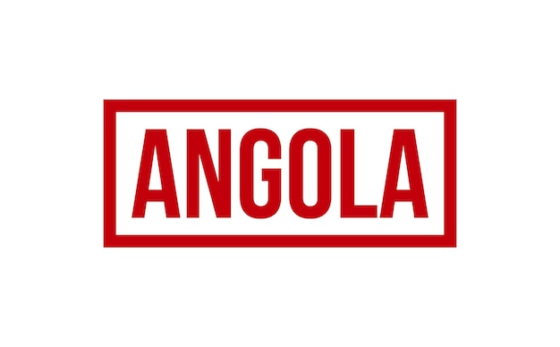 Angola Rubber Stamp Seal Vector