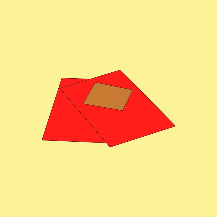 Vector angpao red envelope vector illustration chinese traditional gifts envelope coins