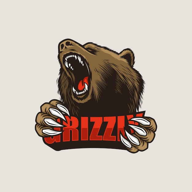 Angry bear logo